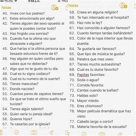 Más de 200 preguntas para una chica que te gusta (lista EPIC)